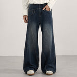 Light Wash High Waist Relaxed Wide Leg Jeans