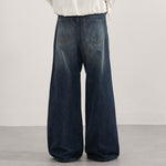 Light Wash High Waist Relaxed Wide Leg Jeans