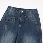 Light Wash High Waist Relaxed Wide Leg Jeans