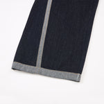 Wide Leg Contrast Stripe Denim Jeans