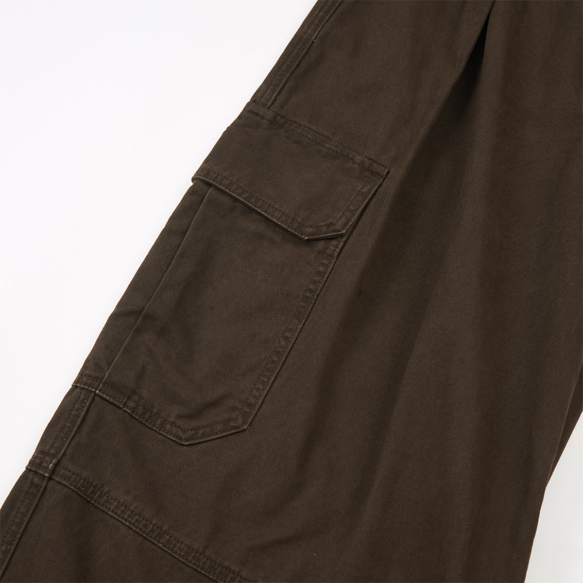 Vintage Brown Oversized Pocket Cargo Pants