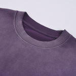 Gradient-Fade Distressed Edge Cotton Tee 260gsm