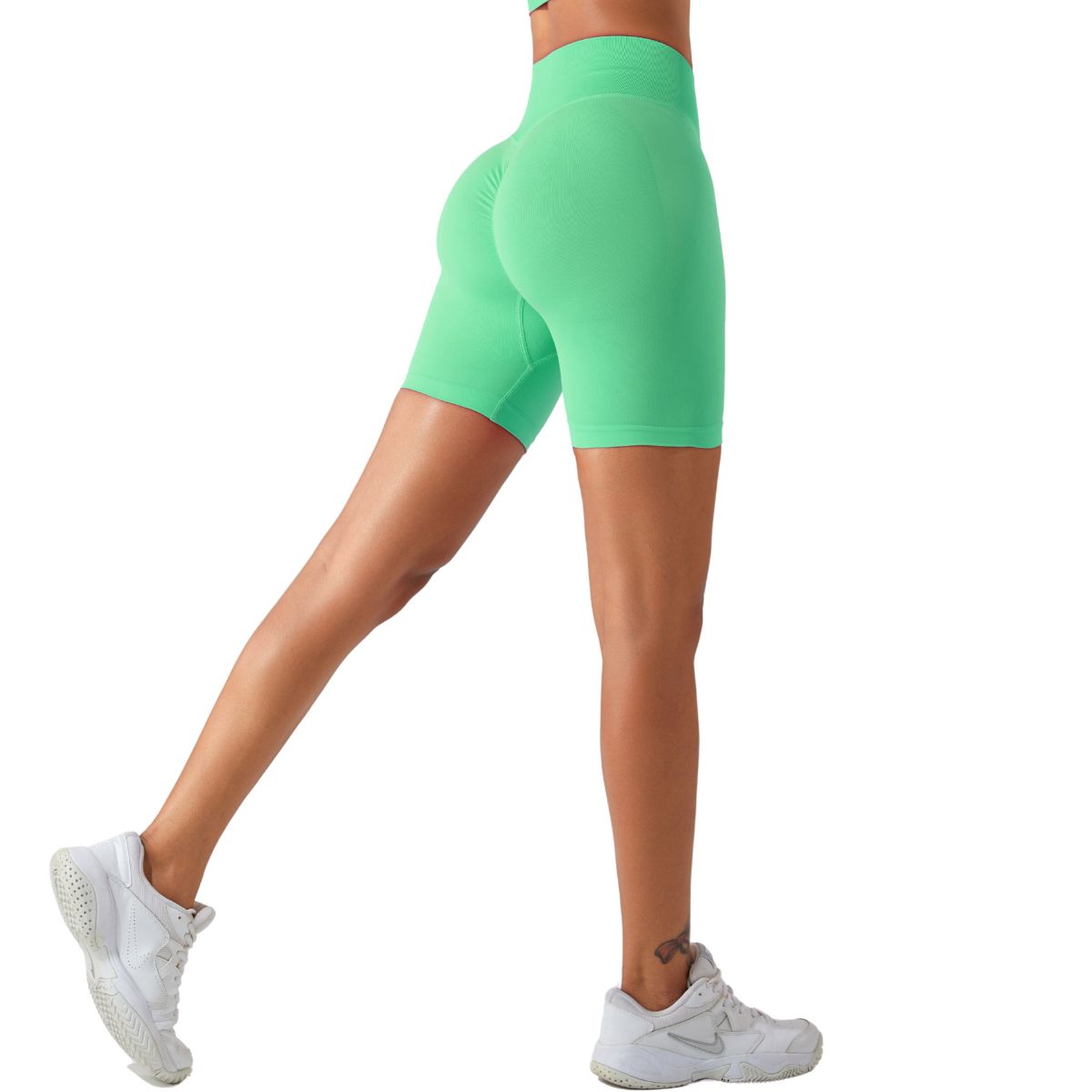 High-Waisted Quick Dry Workout Shorts