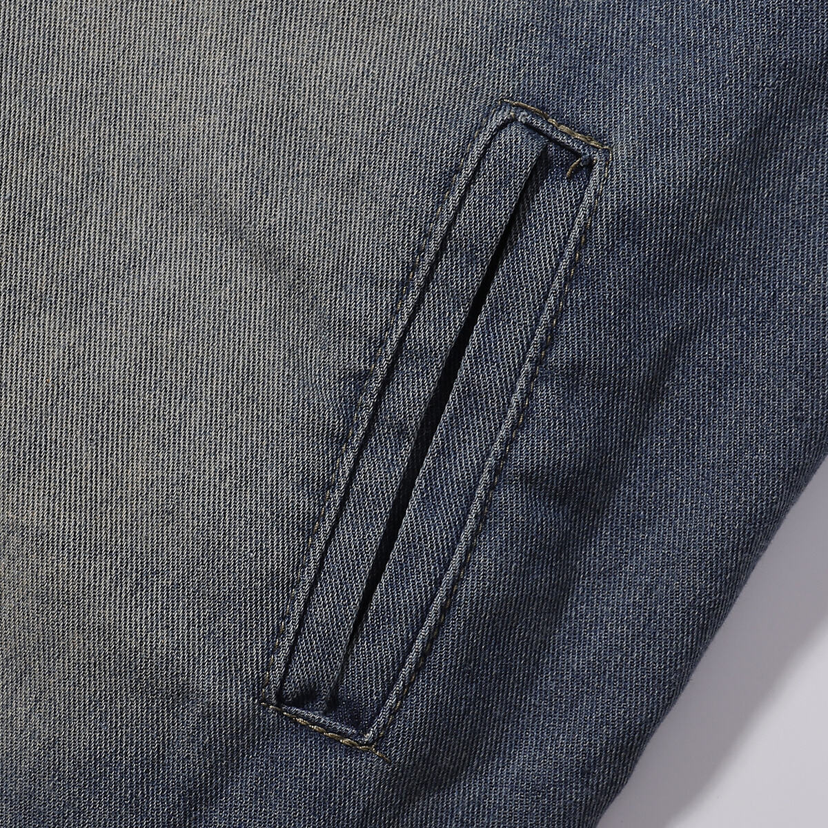 Stand Collar Baggy Denim Jacket