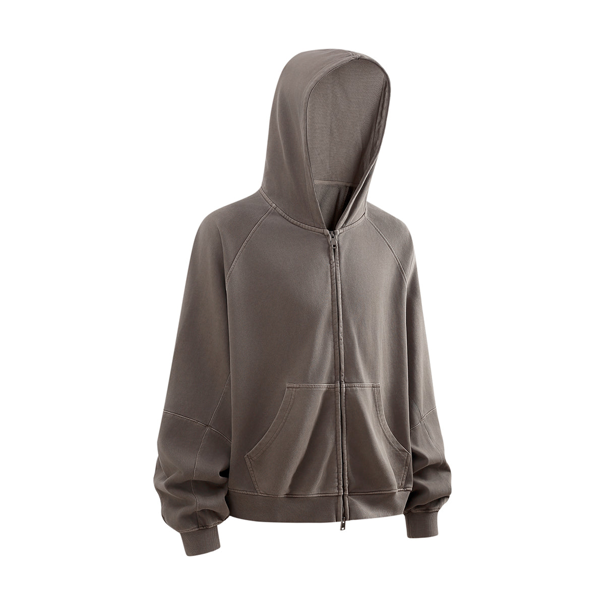 Heavyweight Washed Cotton Boxy Hoodie