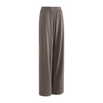 Women's Relaxed Straight Leg Ribbed Trousers