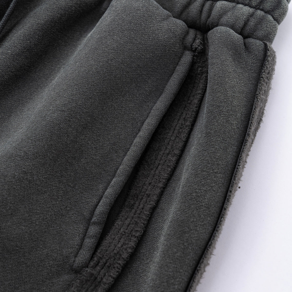 Straight Leg Fleece Deconstructed Sweatpants
