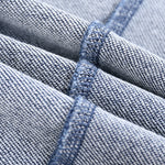 Washed Baggy Knit Denim Joggers