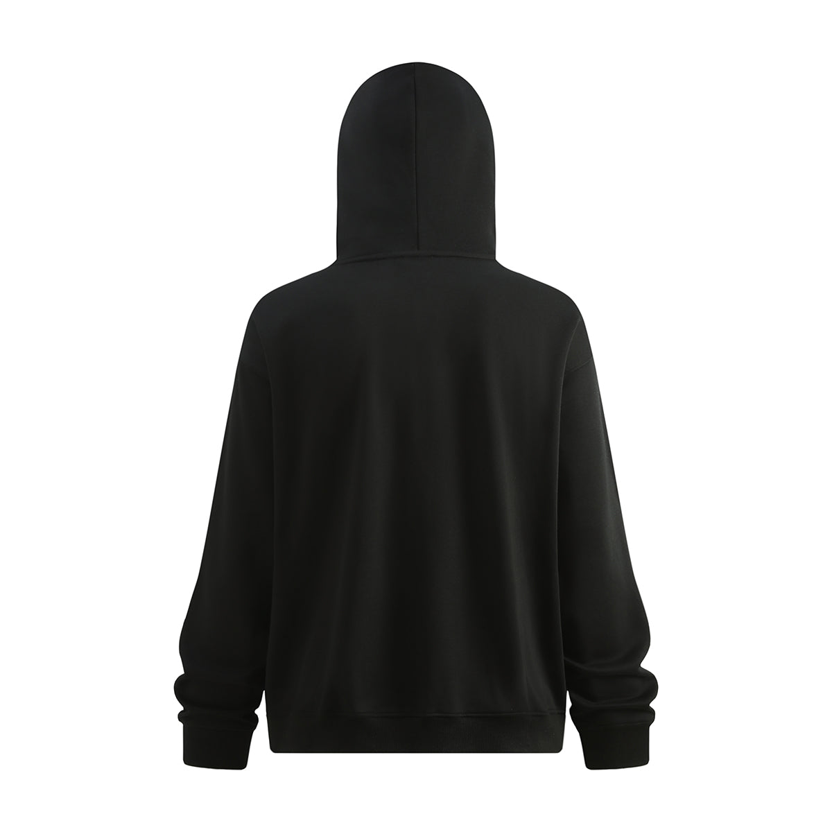 Unisex Full-Zip Fleece Layered Hood Hoodie