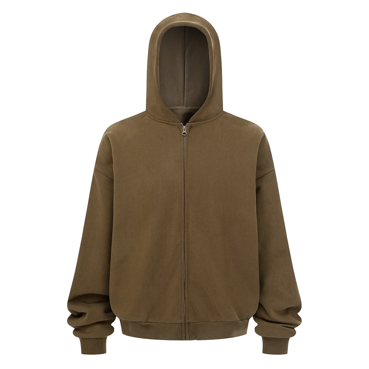 Fleece Lined Full Zip Front Hoodie