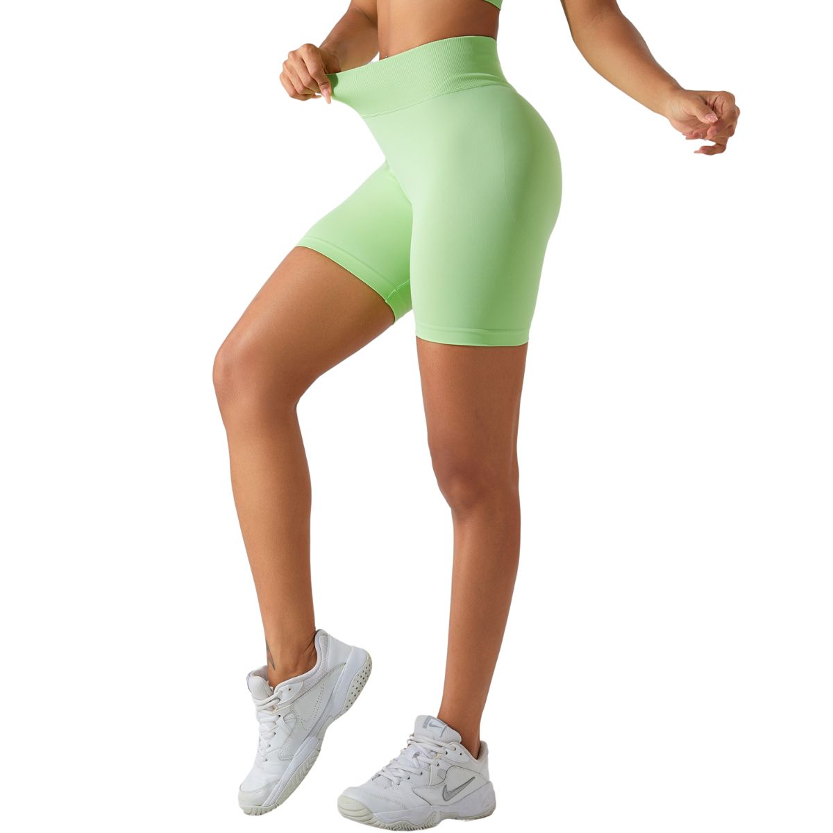 High-Waisted Quick Dry Workout Shorts