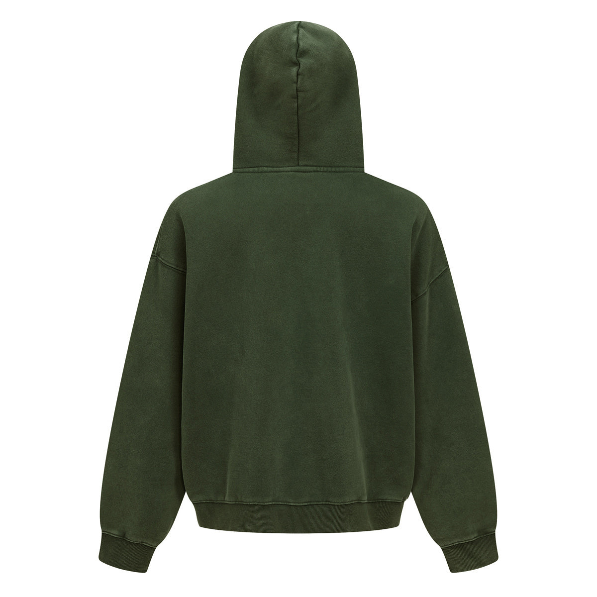 Vintage Oversized Full Zip Kangaroo Pocket Hoodie