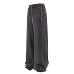 Stone-Wash Side Seam Distressed Sweatpants
