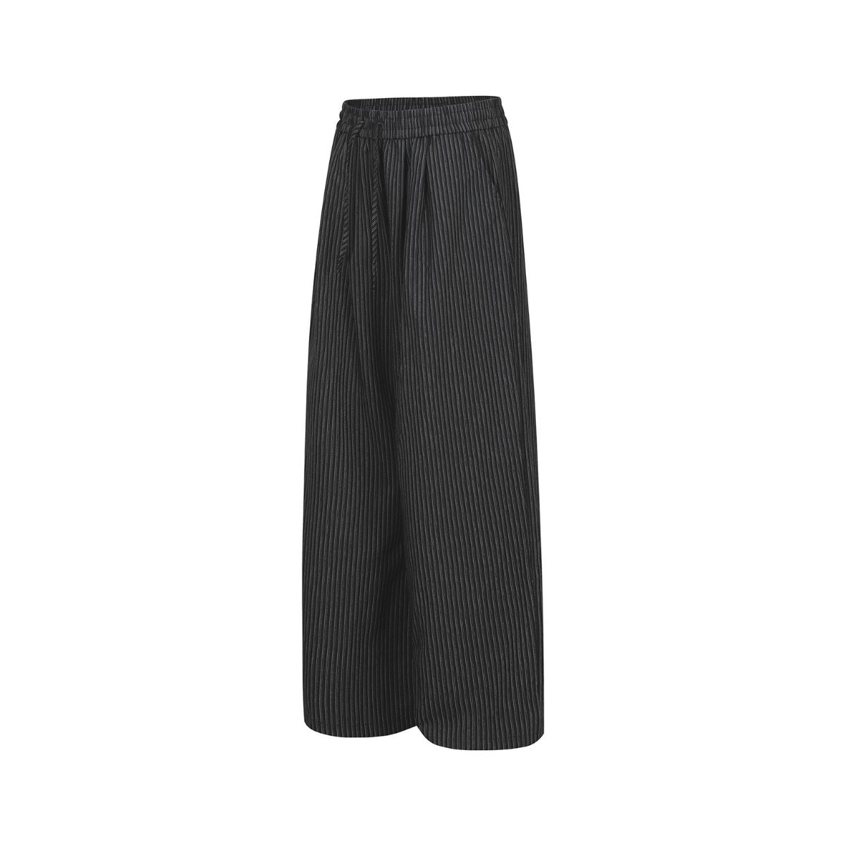 Vintage Striped Wide Leg Suit Trousers