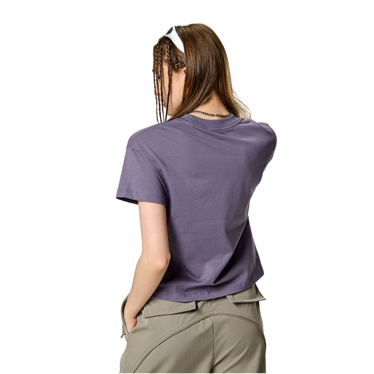 Women's Solid Color Cotton T Shirt 260gsm