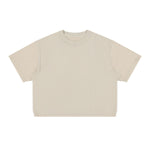 275G Heavyweight Cotton Coverstitch Cropped Tee