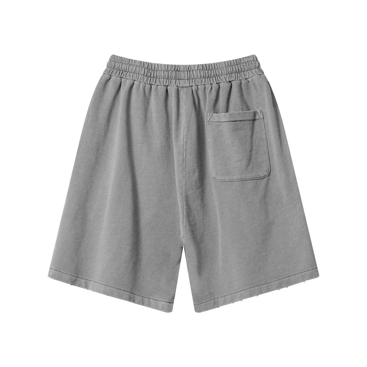 Vintage Wash Destructive Shorts