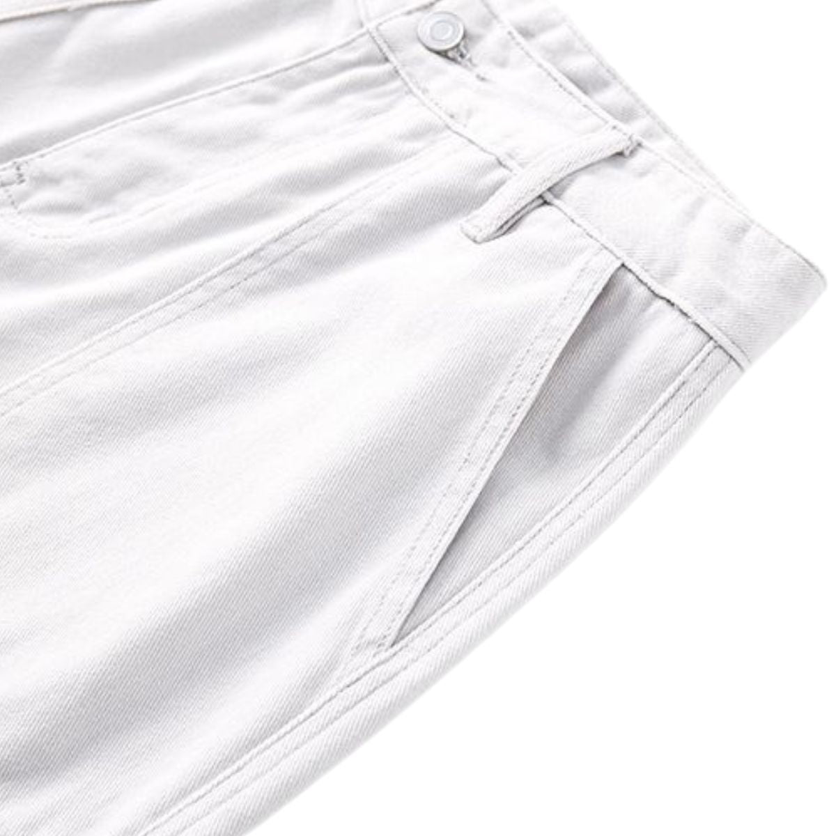 Solid Cargo Wide-Leg Cropped Pants