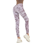 High-Waist Tie-Dye Knit Jeggings