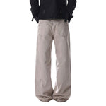 Minimalist Washed Straight Leg Denim Jeans