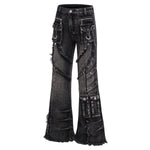 Smoke Rise Y2K Raw Edge Bootcut Jeans