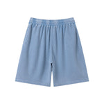 Men’s Vintage Wash Loose Fit Snowflake Waffle Shorts