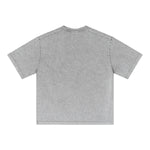 Camiseta lavada con efecto descolorido en el reverso, 285 g/m²