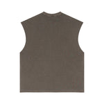 Camiseta sin mangas Raw Edge Destructive Muscle de 275 g/m²