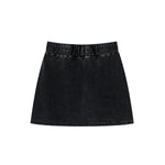 Stone Wash Performance A-Line Skort