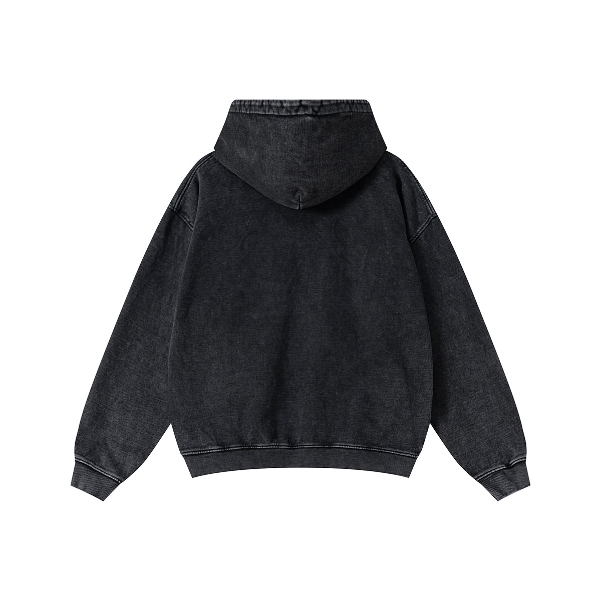 Heavyweight Washed Cotton Kangaroo Pocket Hoodie