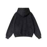 Heavyweight Washed Cotton Kangaroo Pocket Hoodie