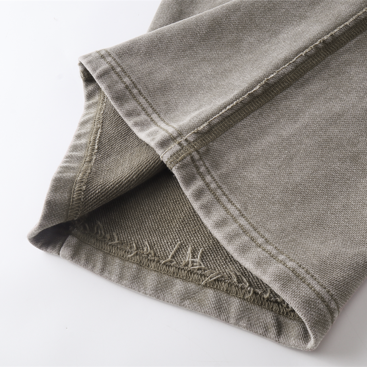 Vintage Wash Cotton Patchwork Sweatpants