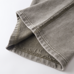 Vintage Wash Cotton Patchwork Sweatpants