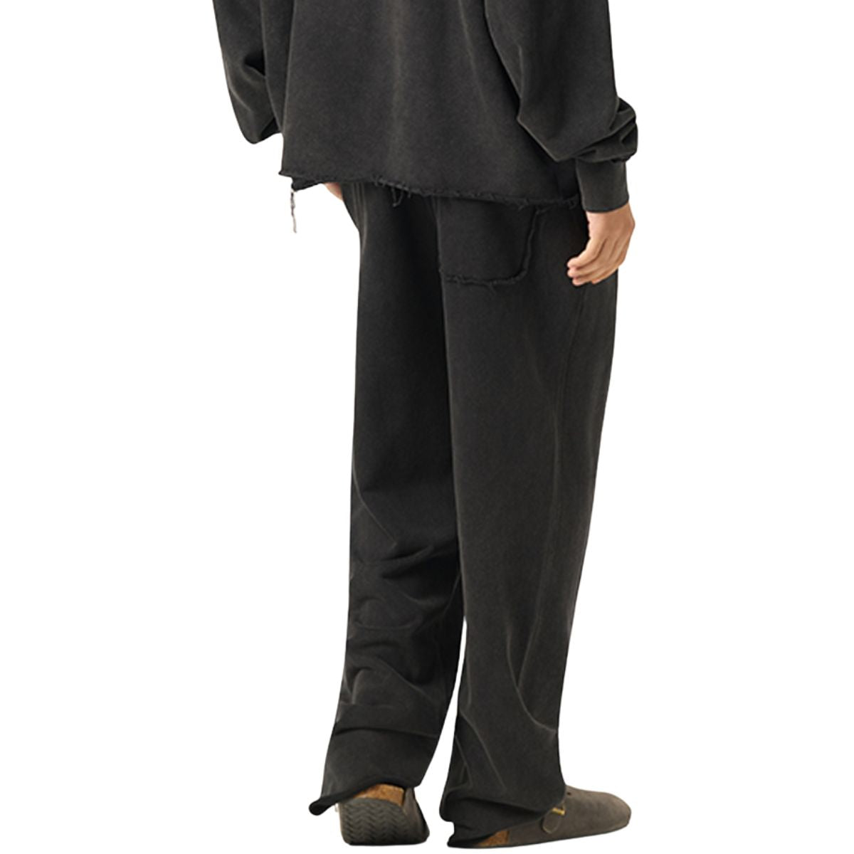 Raw Edge Heavyweight Washed Cotton Sweatpants