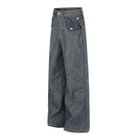 Raw Wash Wide Leg Selvedge Jeans