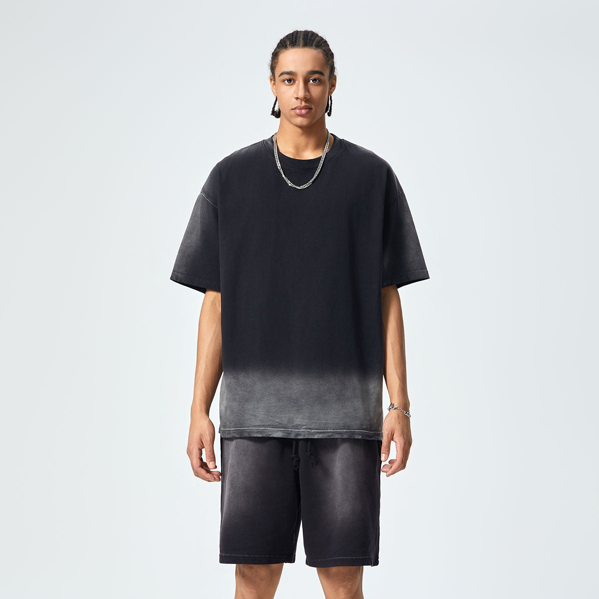 Heavyweight Gradient Baggy T Shirt 250gsm