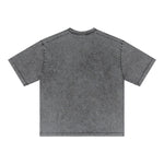 Camiseta lavada con efecto descolorido en el reverso, 285 g/m²