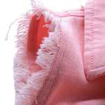 Women's Relaxed Fit Ripped Denim Vest