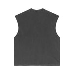 Camiseta sin mangas Raw Edge Destructive Muscle de 275 g/m²