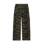 Camouflage Straight Leg Cargo Trousers