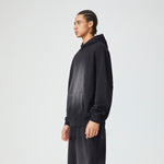 Black Faded Kangaroo Pocket Hoodie