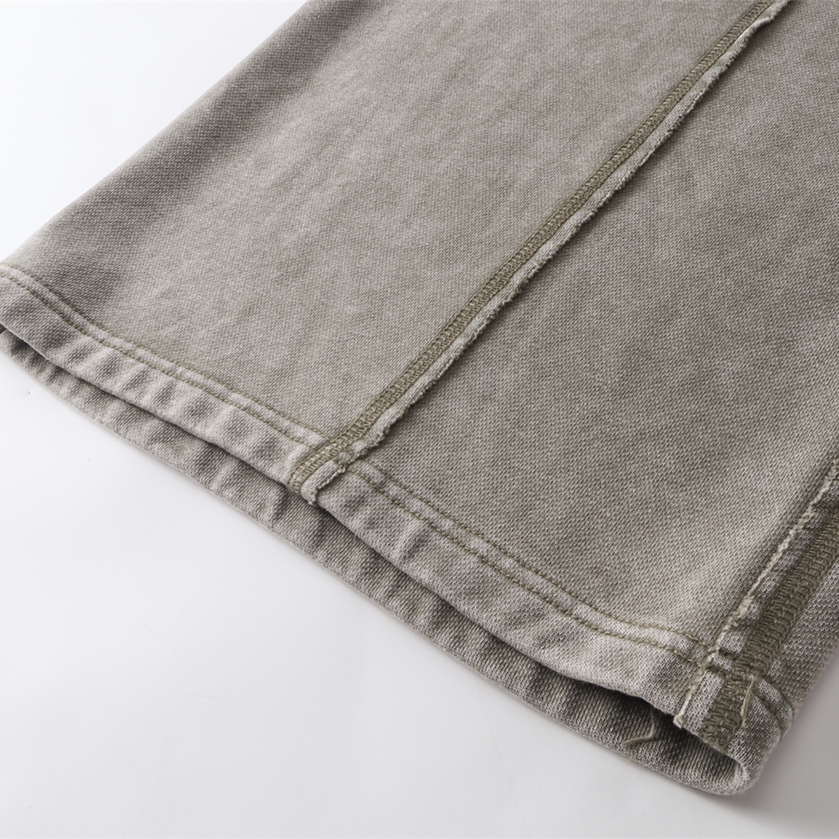 Vintage Wash Cotton Patchwork Sweatpants