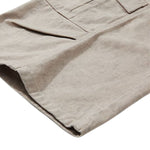 Cargo Wide-Leg Cropped Cotton Pants