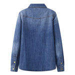 Women's Retro Casual Loose Lapel Shirt