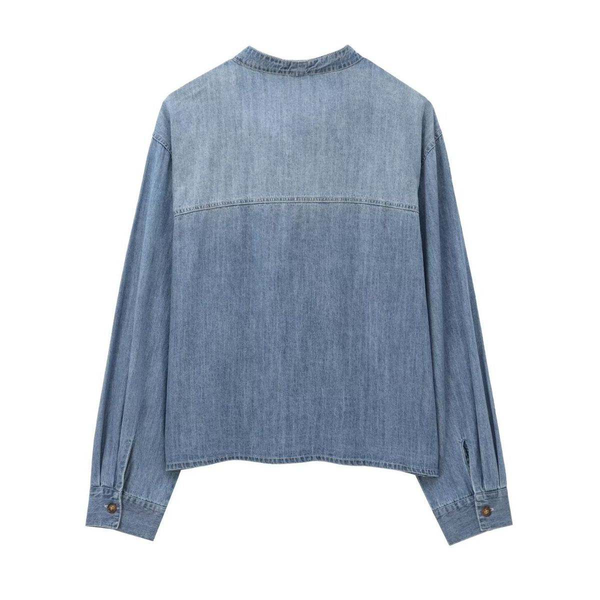 French Versatile Denim Shirt