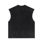 Camiseta sin mangas Raw Edge Destructive Muscle de 275 g/m²