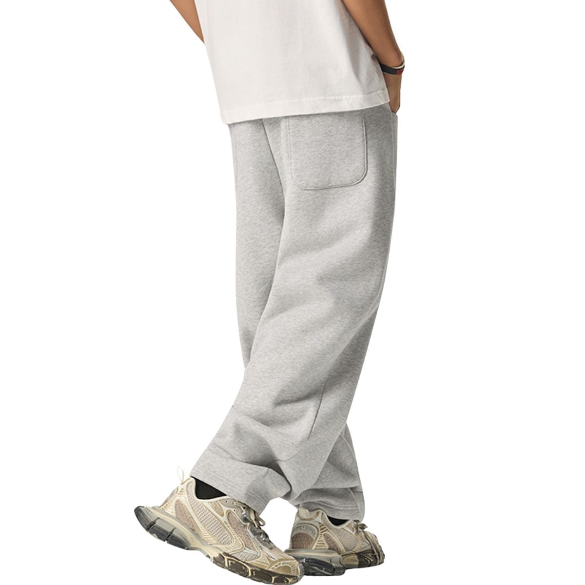 Solid Color Harem Fleece Sweatpants