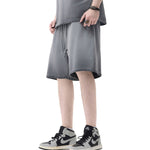 Vintage Washed Cotton Baggy Shorts