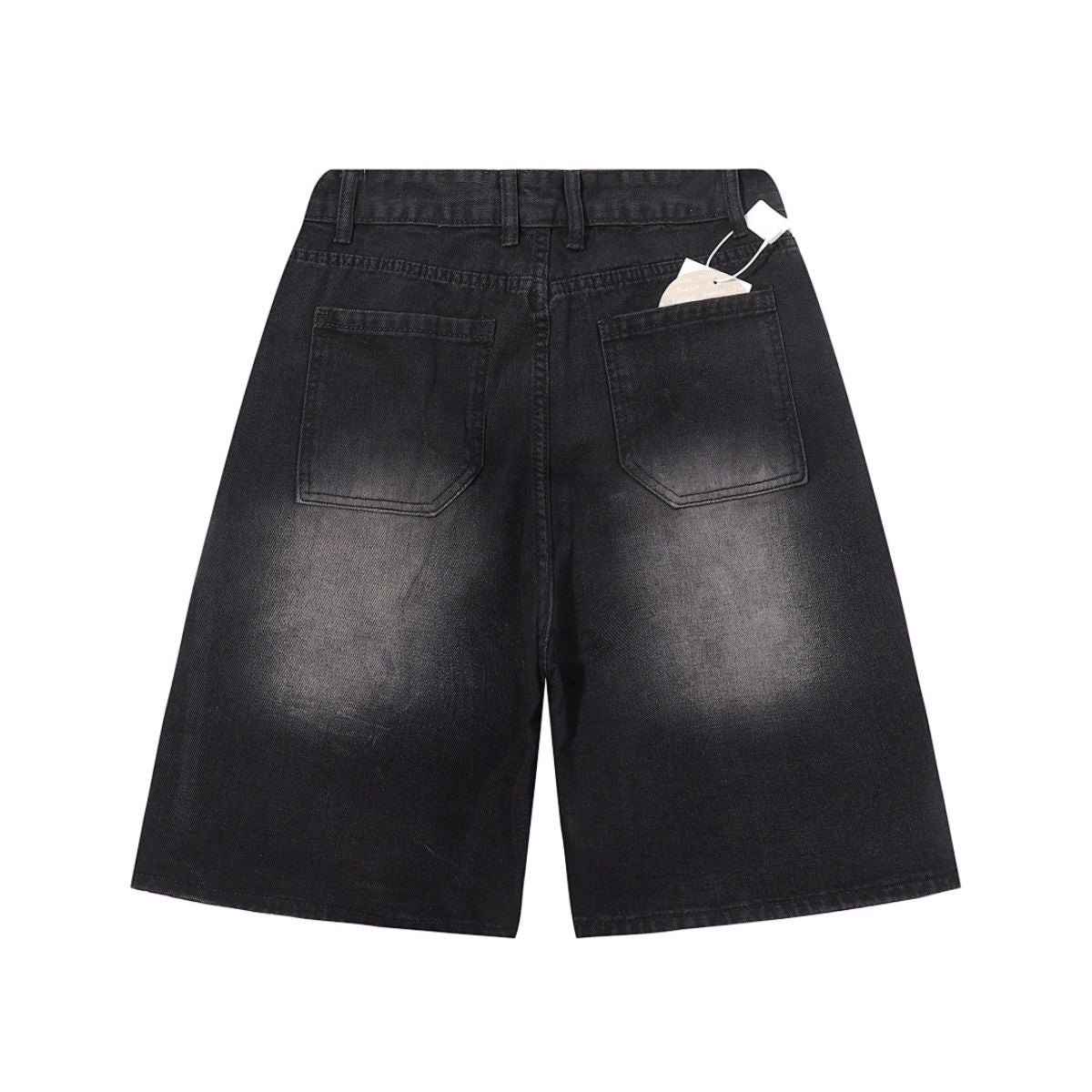 Vintage Shadow Wash Denim Shorts