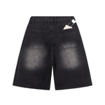Vintage Shadow Wash Denim Shorts